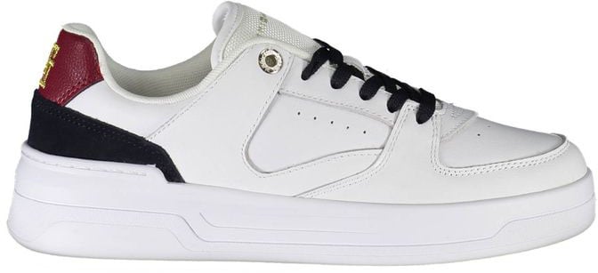 Tommy Hilfiger Bianco Leather Women Sneaker Wit