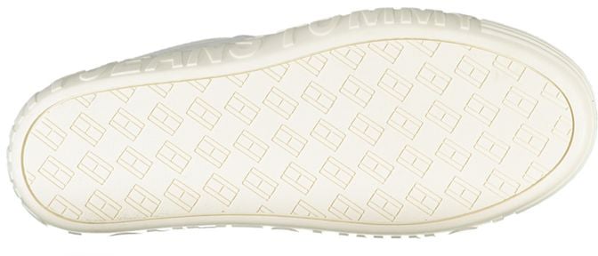 Tommy Hilfiger White Leather Women Sneaker Wit