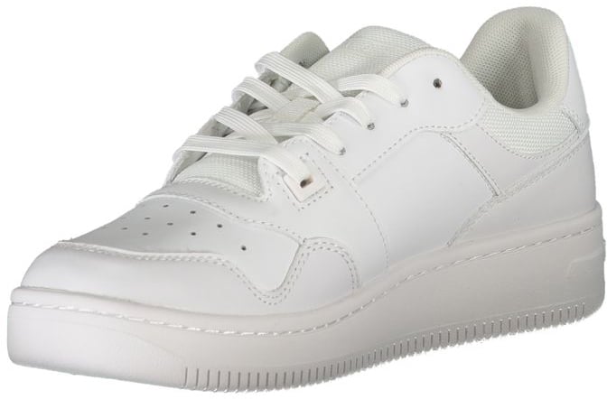 Tommy Hilfiger White Leather Women Sneaker Wit