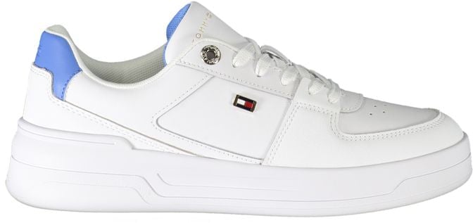 Tommy Hilfiger Bianco Leather Women Sneaker Wit