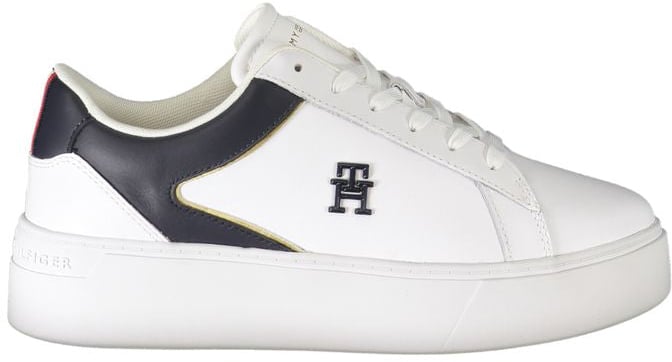 Tommy Hilfiger Bianco Polyurethane Women Sneaker Wit