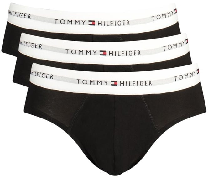 Tommy Hilfiger Tommy Hilfiger Nero Cotton Men's Brief Zwart