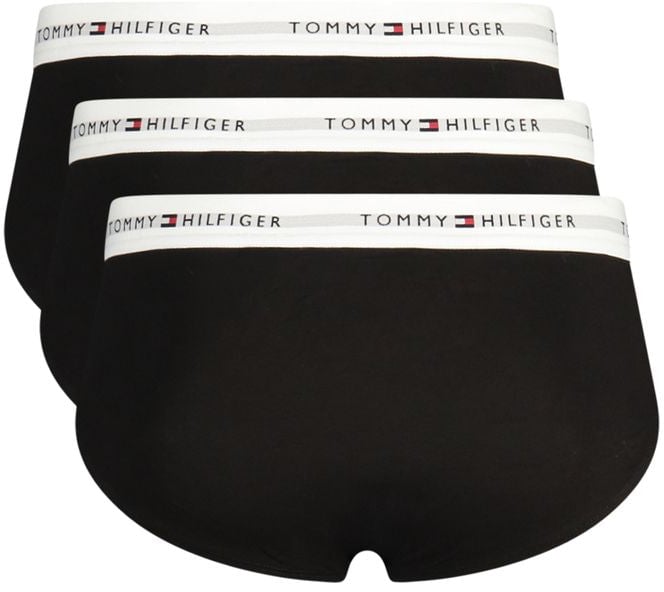 Tommy Hilfiger Tommy Hilfiger Nero Cotton Men's Brief Zwart