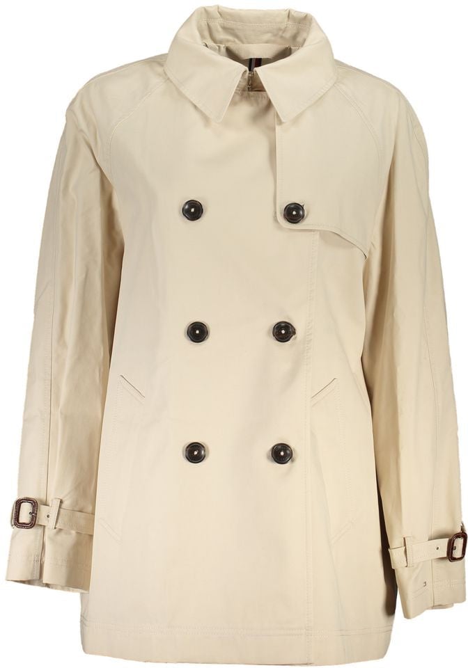 Tommy Hilfiger Beige Cotton Womens Trench Coat Beige