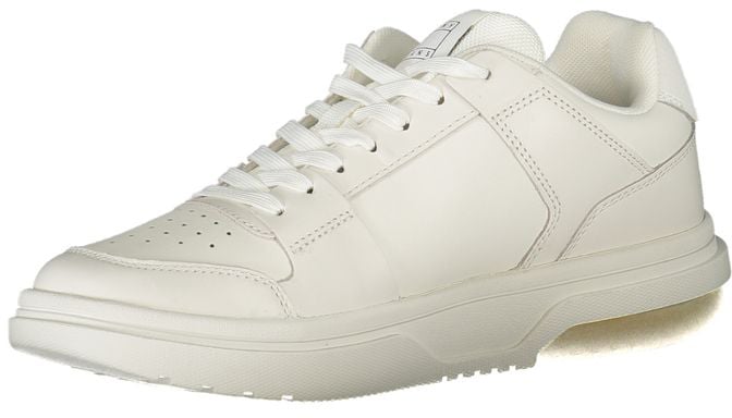Tommy Hilfiger Bianco Leather Women Sneaker Wit