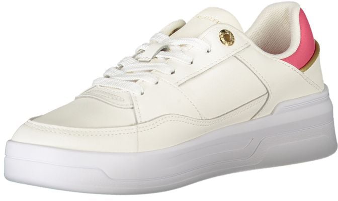 Tommy Hilfiger Bianco Polyurethane Women Sneaker Wit