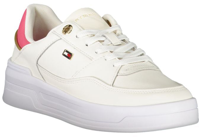 Tommy Hilfiger Bianco Polyurethane Women Sneaker Wit