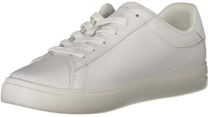 Tommy Hilfiger Bianco Polyurethane Women Sneaker Wit