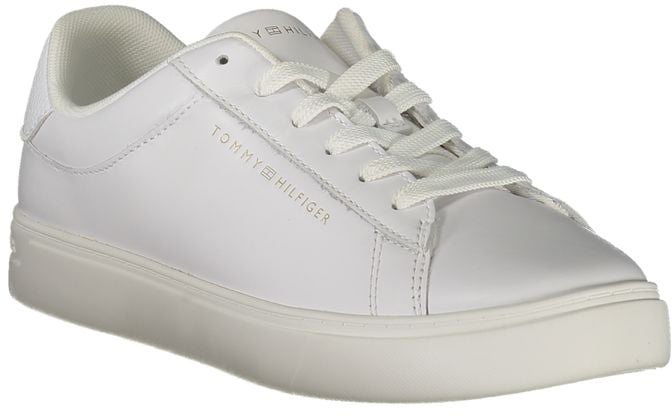 Tommy Hilfiger Bianco Polyurethane Women Sneaker Wit