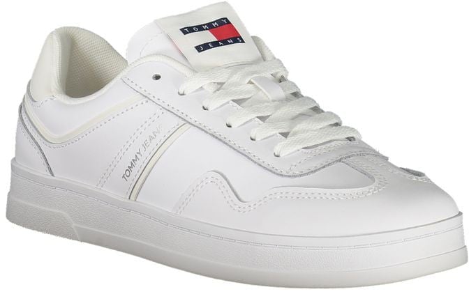 Tommy Hilfiger Bianco Polyurethane Women Sneaker Wit