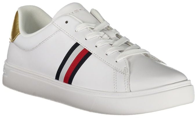 Tommy Hilfiger Bianco Polyurethane Women Sneaker Wit