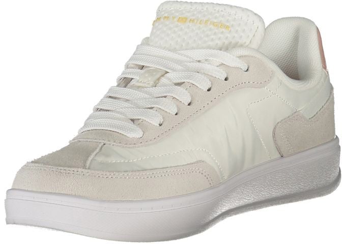 Tommy Hilfiger White Polyurethane Women Sneaker Wit