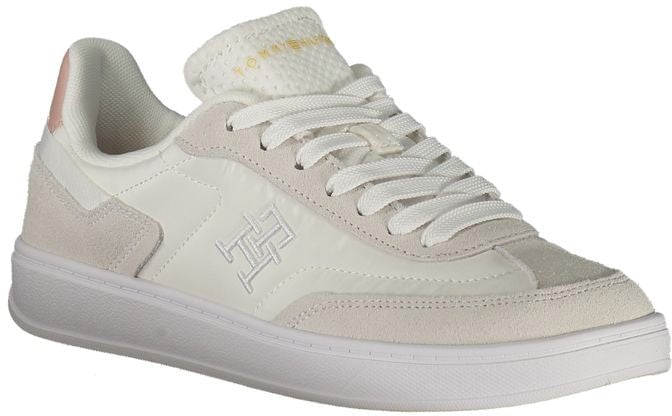 Tommy Hilfiger White Polyurethane Women Sneaker Wit