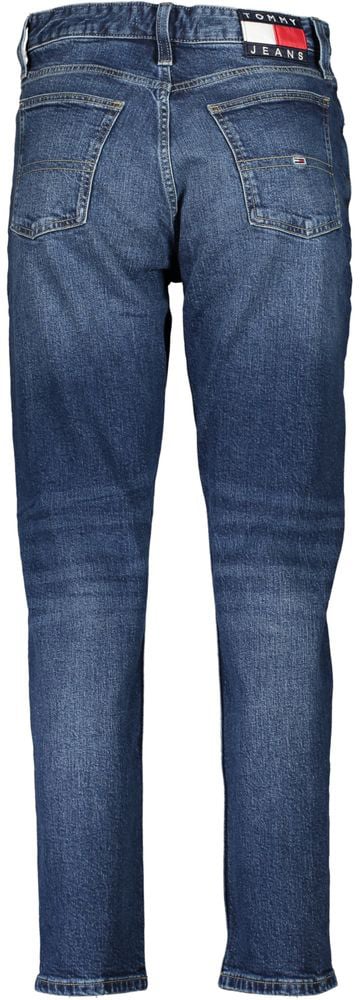 Tommy Hilfiger Blu Cotton Women Jeans Slim Ankle Blauw