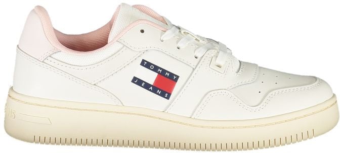 Tommy Hilfiger Bianco Leather Women Sneaker Wit