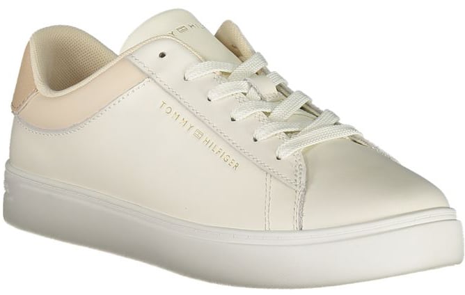 Tommy Hilfiger Beige Polyurethane Women Sneaker Beige