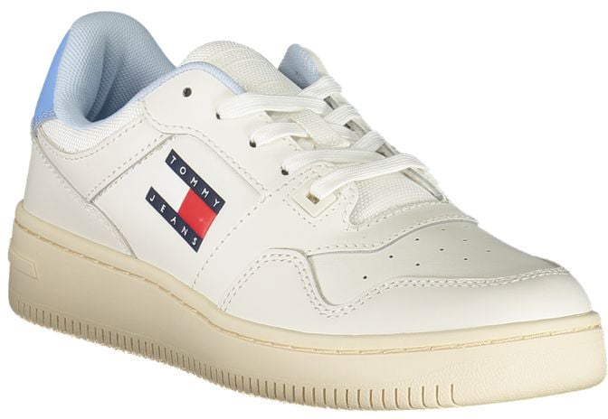 Tommy Hilfiger White Polyurethane Women Sneaker Wit