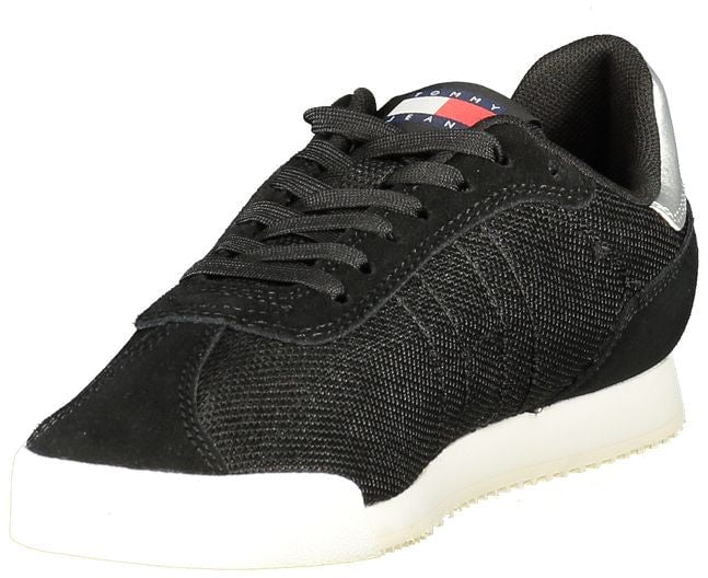 Tommy Hilfiger Nero Polyester Women Sneaker Zwart