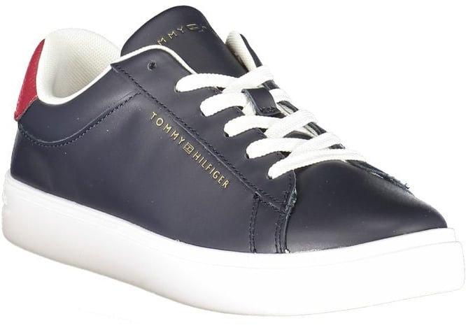 Tommy Hilfiger Blue Polyurethane Women Sneaker Blauw