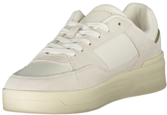 Tommy Hilfiger Bianco Polyurethane Women Sneaker Wit