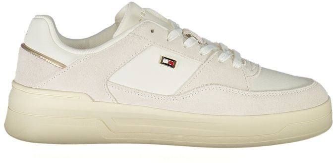 Tommy Hilfiger Bianco Polyurethane Women Sneaker Wit