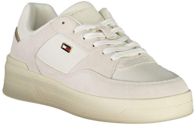 Tommy Hilfiger Bianco Polyurethane Women Sneaker Wit