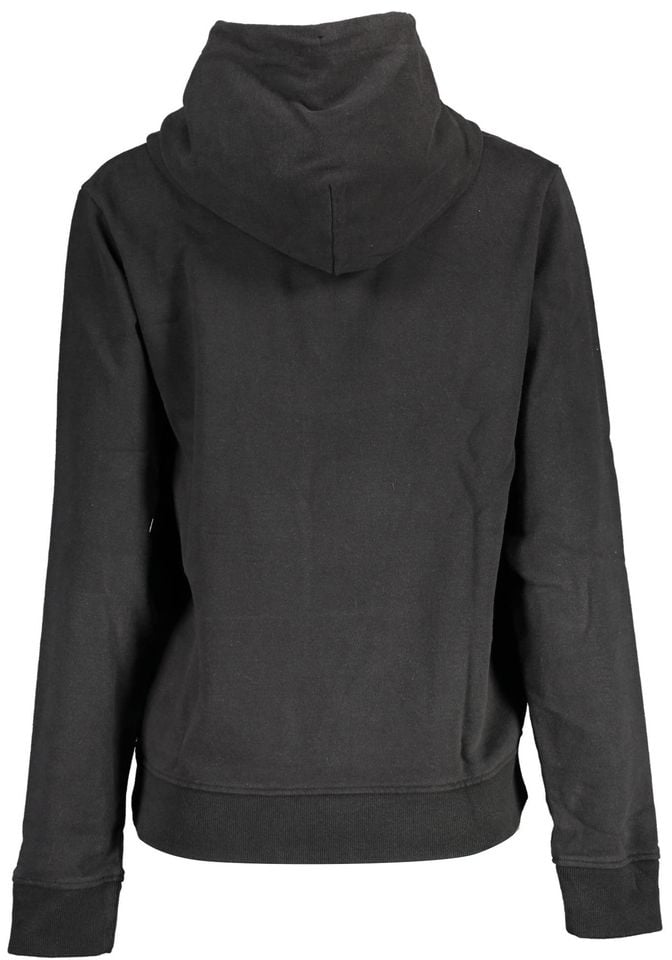 Tommy Hilfiger Black Cotton Women's Hoodie Zwart