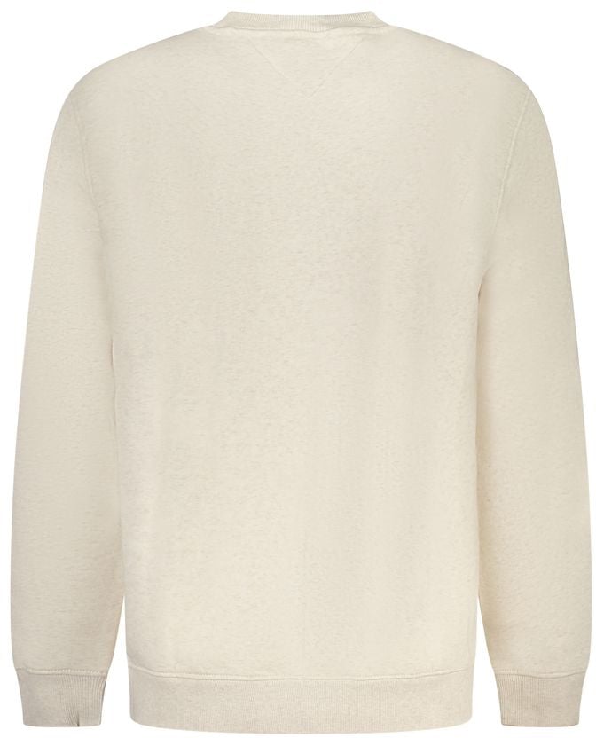 Tommy Hilfiger Beige Cotton Men Sweatshirt Beige
