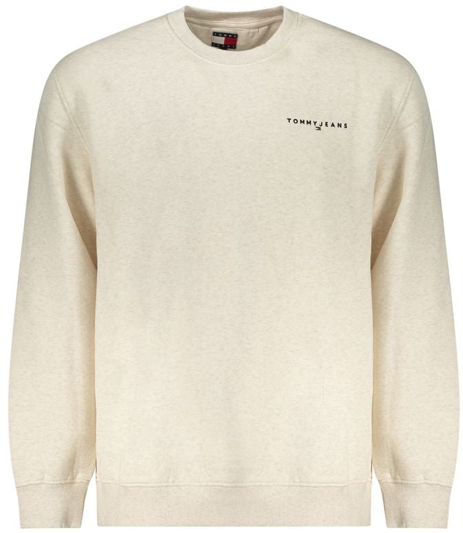 Tommy Hilfiger Beige Cotton Men Sweatshirt Beige