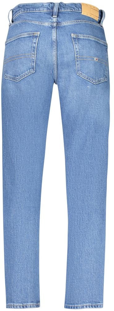 Tommy Hilfiger Blu Cotton Men Jeans Rood