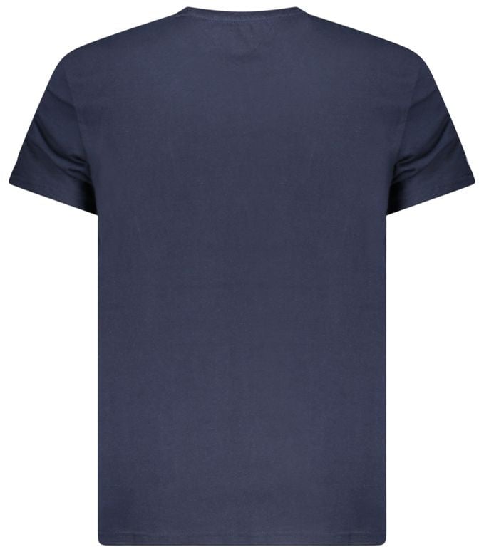 Tommy Hilfiger Tommy Hilfiger Blue Cotton Men T-Shirt Blauw