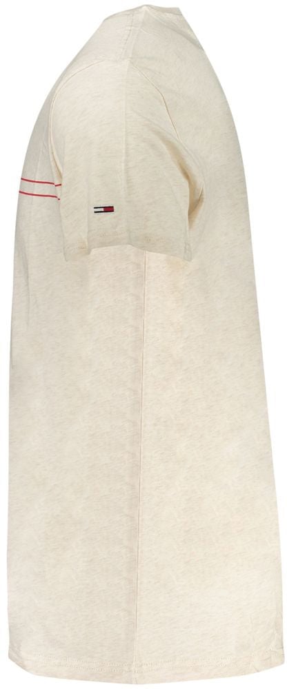 Tommy Hilfiger Beige Cotton Men's T-Shirt Beige