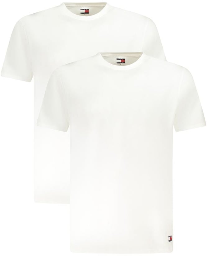 Tommy Hilfiger White Cotton Men Underwear Shirt Wit