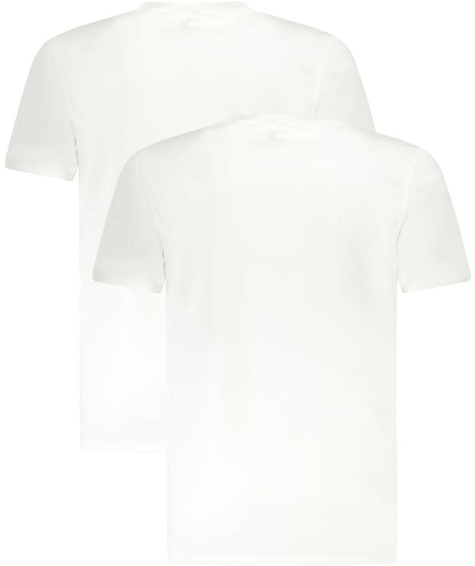 Tommy Hilfiger White Cotton Men Underwear Shirt Wit