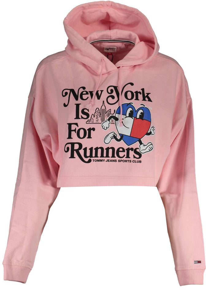 Tommy Hilfiger Pink Cotton Women Sweater Roze