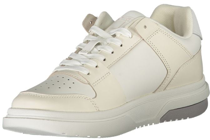 Tommy Hilfiger White Leather Women Sneaker Wit