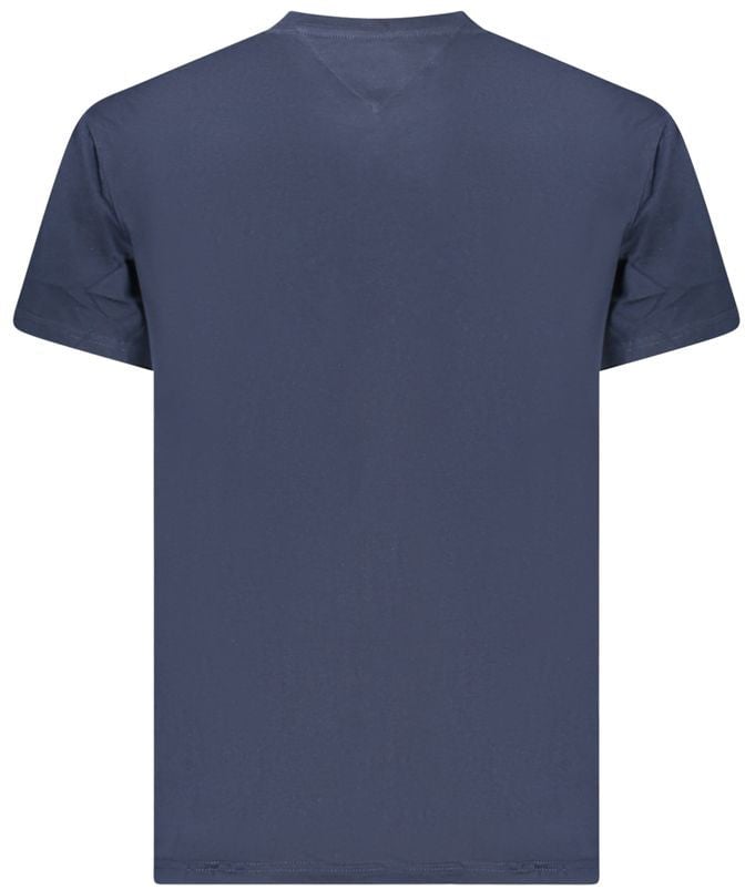 Tommy Hilfiger Blue Cotton Men's T-Shirt Blauw