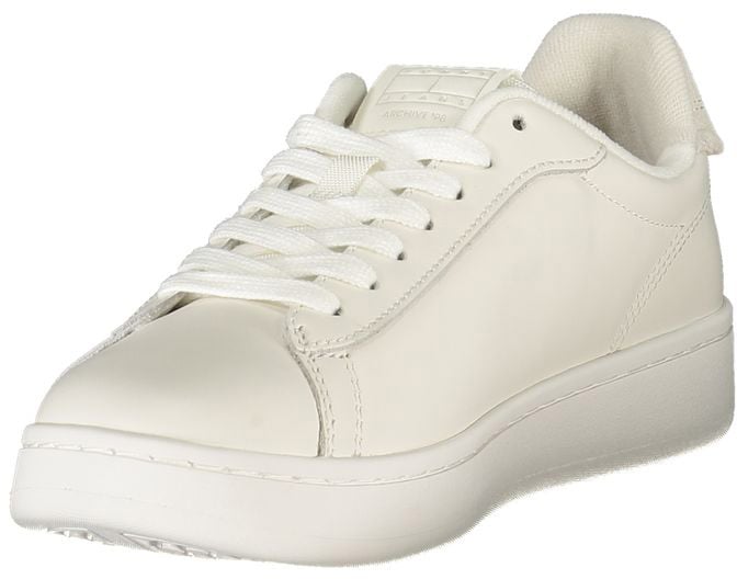 Tommy Hilfiger Bianco Polyurethane Women Sneaker Wit