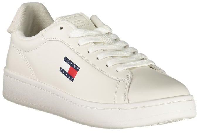 Tommy Hilfiger Bianco Polyurethane Women Sneaker Wit