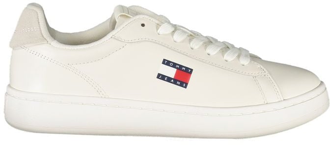 Tommy Hilfiger Bianco Polyurethane Women Sneaker Wit
