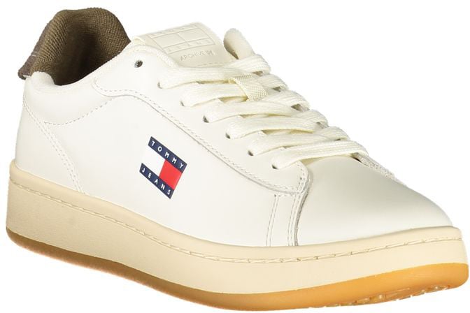 Tommy Hilfiger Bianco Polyurethane Women Sneaker Wit