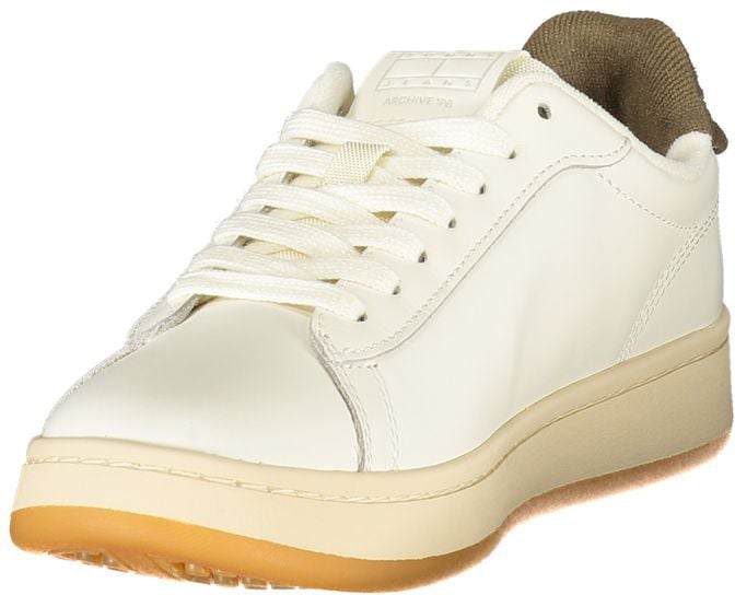 Tommy Hilfiger Bianco Polyurethane Women Sneaker Wit