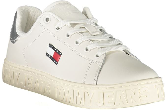 Tommy Hilfiger Bianco Polyurethane Women Sneaker Wit
