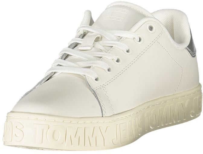 Tommy Hilfiger Bianco Polyurethane Women Sneaker Wit