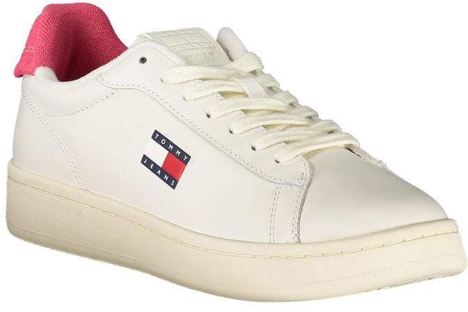 Tommy Hilfiger Bianco Polyurethane Women Sneaker Wit