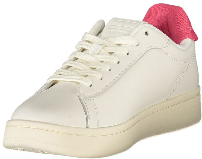 Tommy Hilfiger Bianco Polyurethane Women Sneaker Wit
