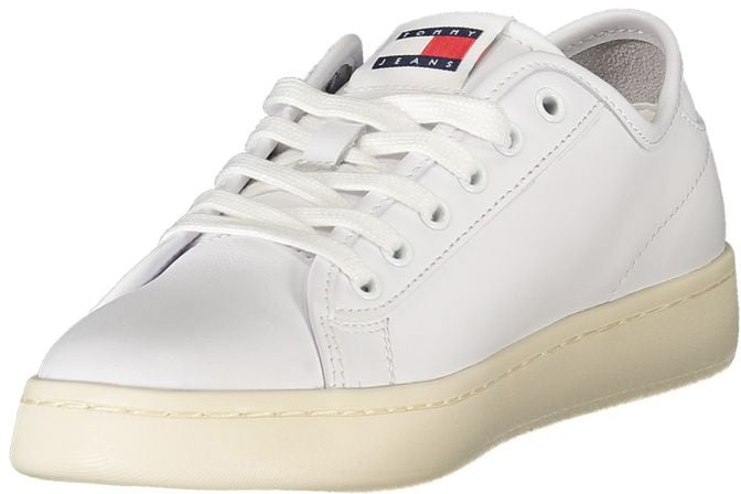Tommy Hilfiger Bianco Polyurethane Women Sneaker Wit