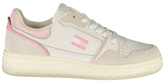 Tommy Hilfiger White Polyurethane Women Sneaker Wit