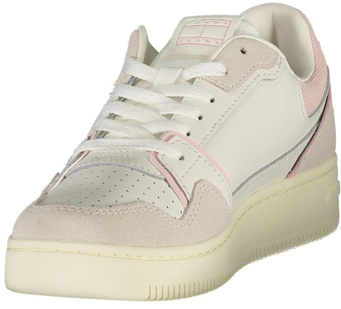 Tommy Hilfiger White Polyurethane Women Sneaker Wit