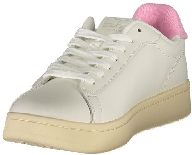 Tommy Hilfiger Bianco Polyurethane Women Sneaker Wit